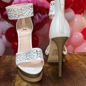 White Platform Sandals